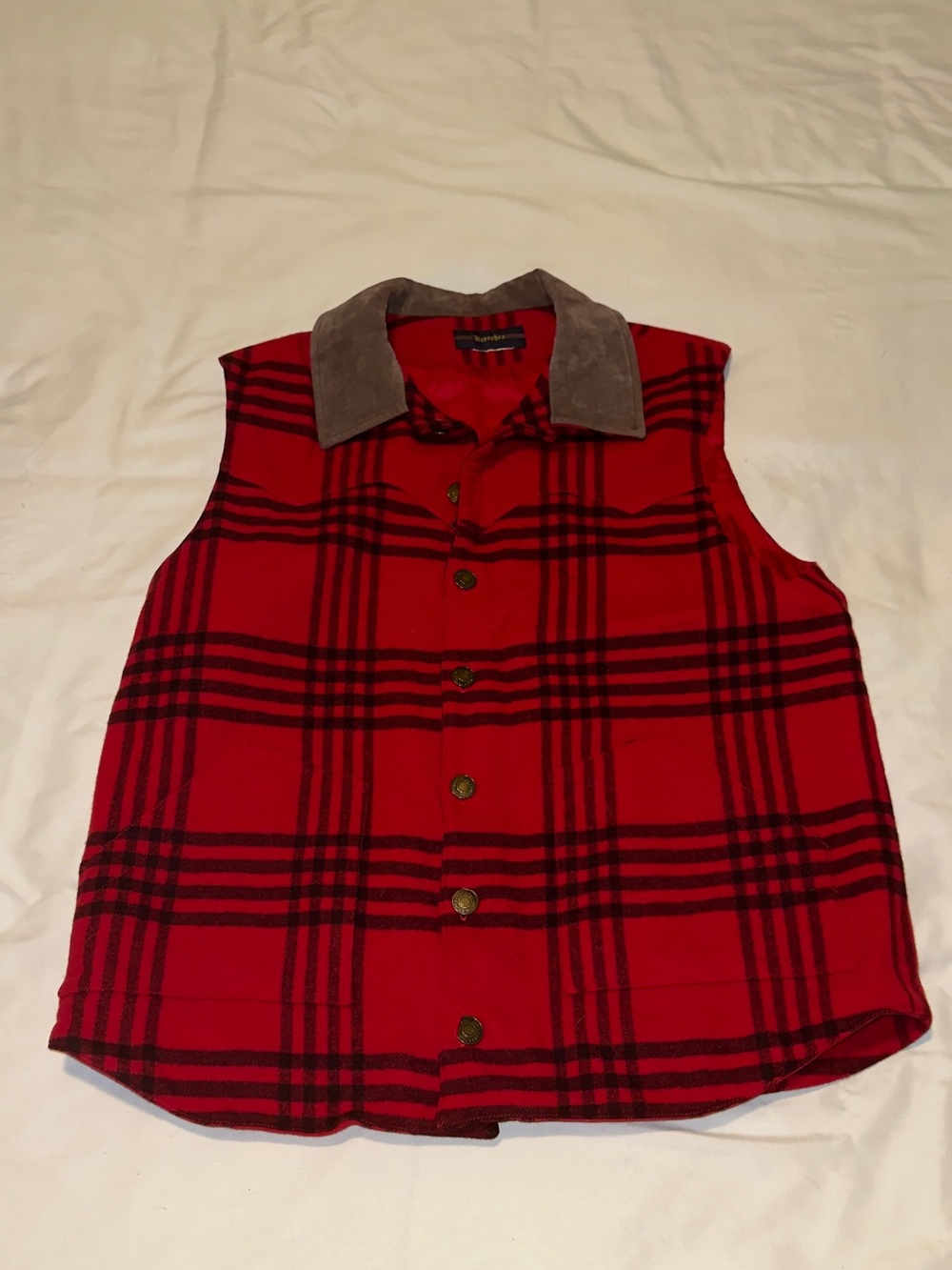 Breeches Vintage Plaid Vest